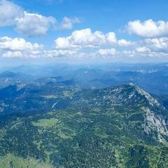 Flugwegposition um 14:05:48: Aufgenommen in der Nähe von Göstling an der Ybbs, 3345, Österreich in 2255 Meter